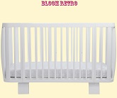 Нажмите для увеличения Использование кроватки Bloom Retro в цвете Coconut White для подросшего ребенка, который пытается вставать на ножки. Устанавливается на нижний уровень для обеспечения безопасности ребенка, чтобы не вылез через край кроватки. Фото: передний плана